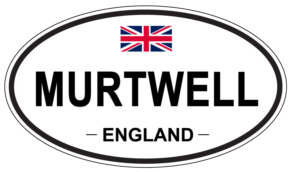 MURTWELL, ENGLAND - Oval Sticker