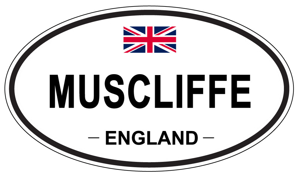 MUSCLIFFE, England - Oval Magnet