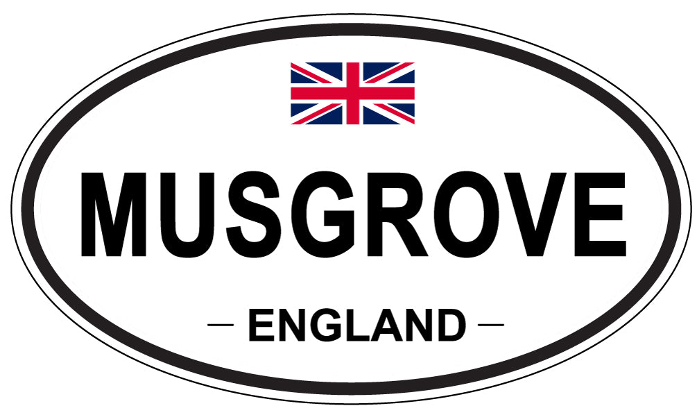 MUSGROVE, England - Oval Magnet
