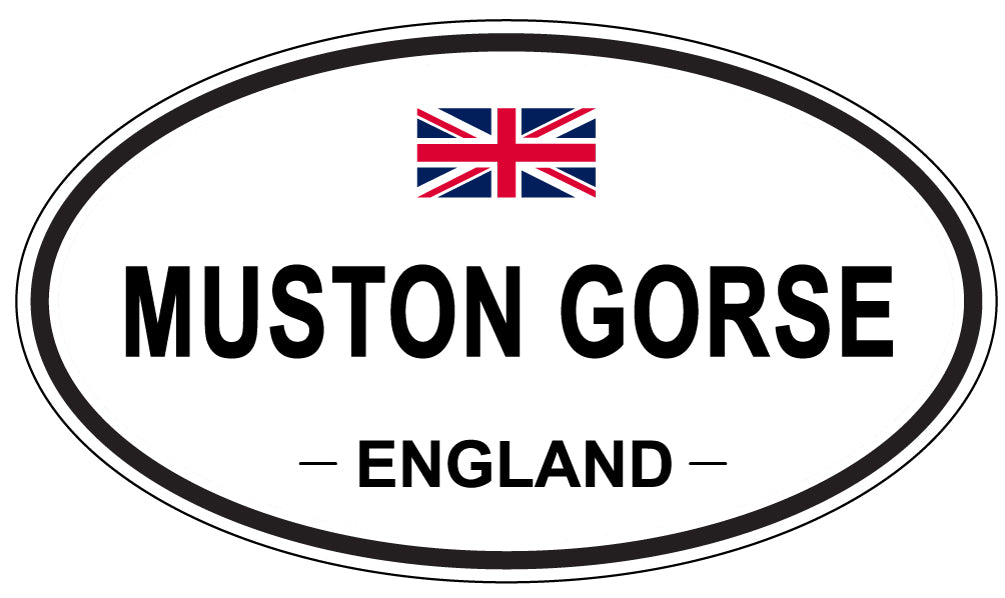 MUSTON GORSE, England - Oval Magnet