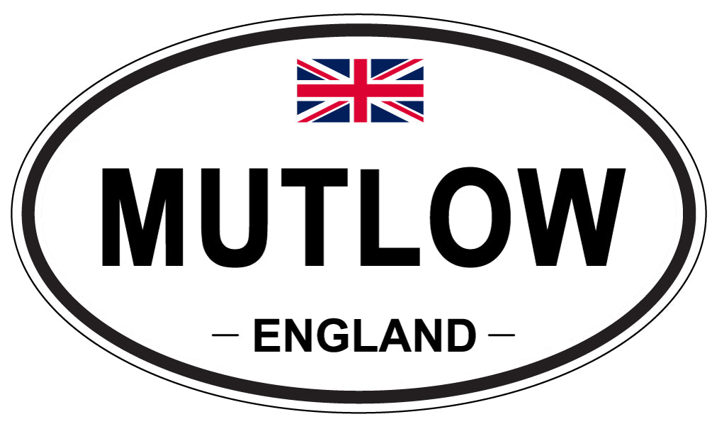 MUTLOW, England - Oval Magnet