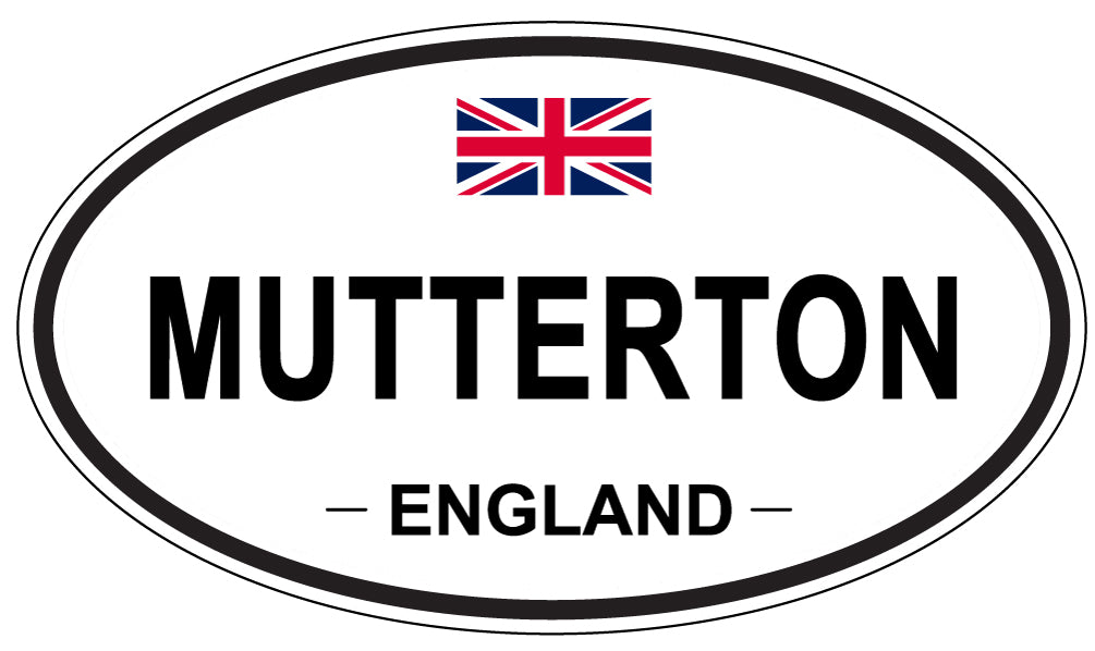 MUTTERTON, England - Oval Magnet