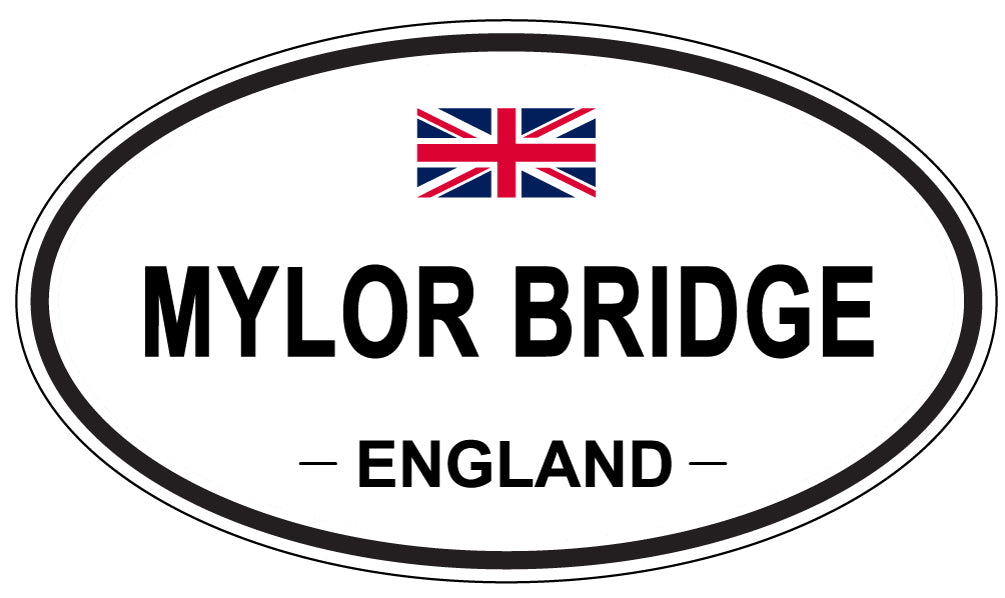 MYLOR BRIDGE, England - Oval Magnet