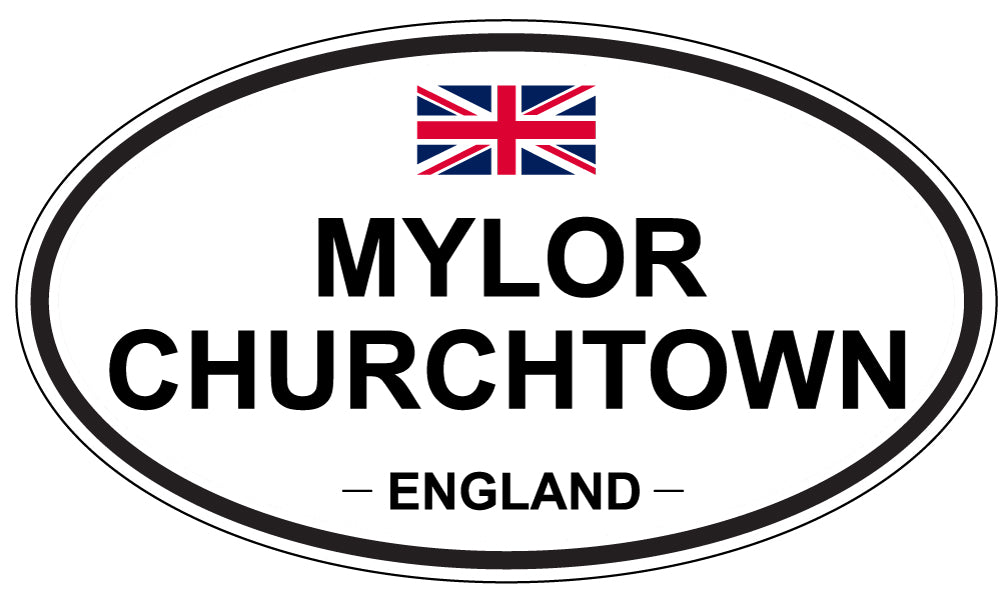 MYLOR CHURCHTOWN, England - Oval Magnet