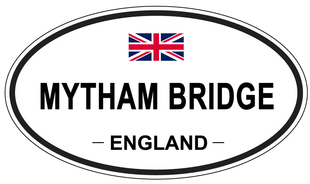 MYTHAM BRIDGE, England - Oval Magnet