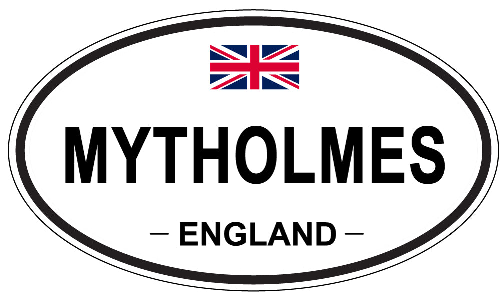 MYTHOLMES, England - Oval Magnet