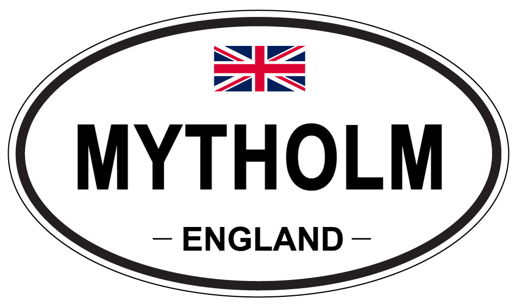 MYTHOLM, England - Oval Magnet