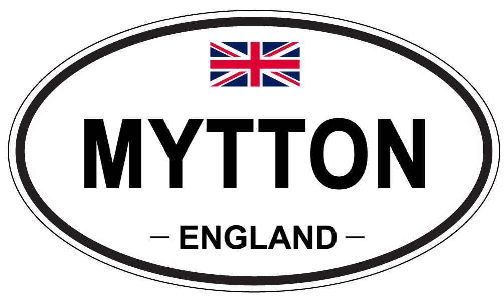 MYTTON, England - Oval Magnet