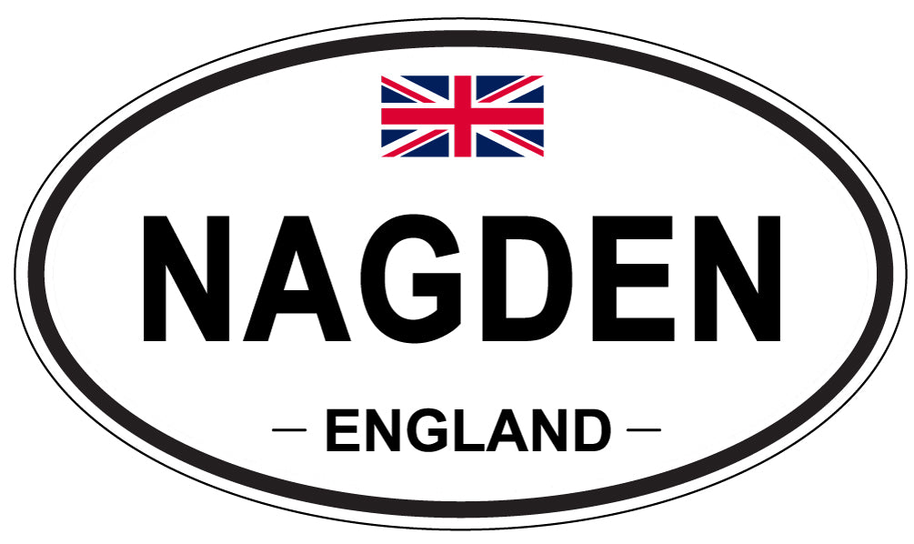 NAGDEN, England - Oval Magnet