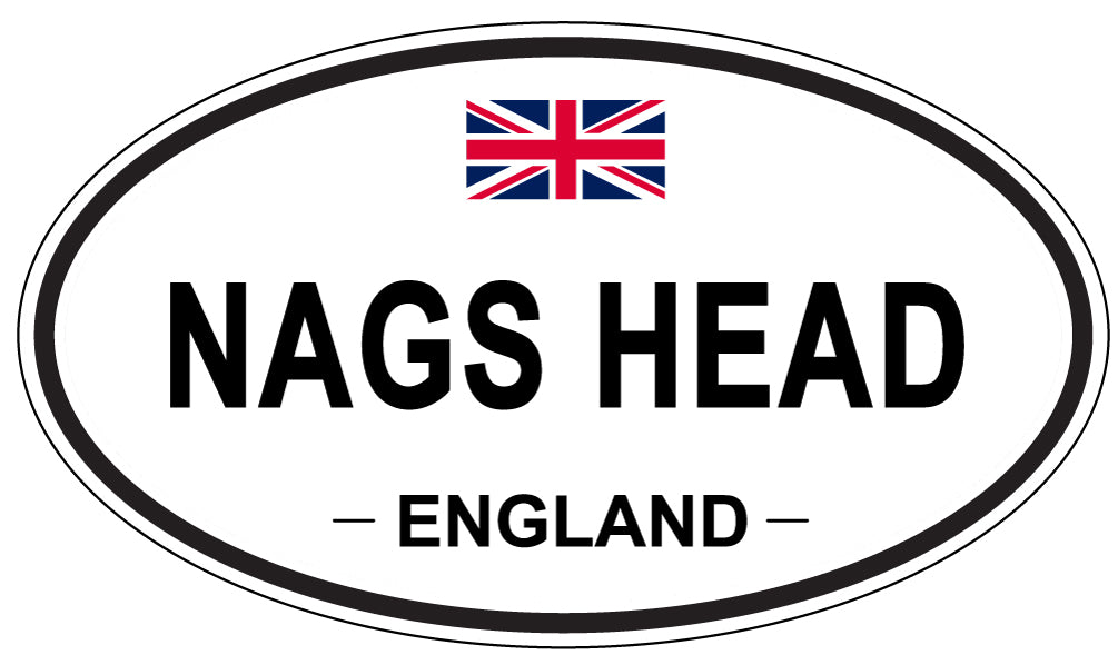 NAGS HEAD, England - Oval Magnet
