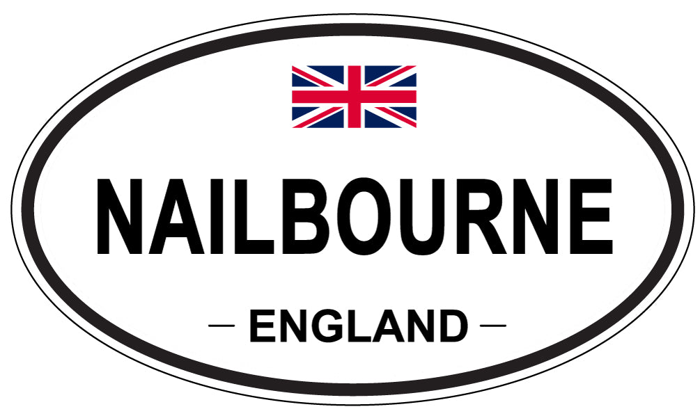 NAILBOURNE, ENGLAND - Oval Sticker