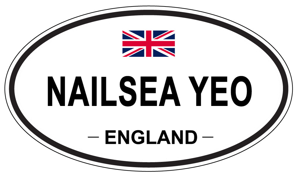 NAILSEA YEO, ENGLAND - Oval Sticker