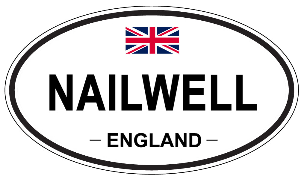 NAILWELL, England - Oval Magnet