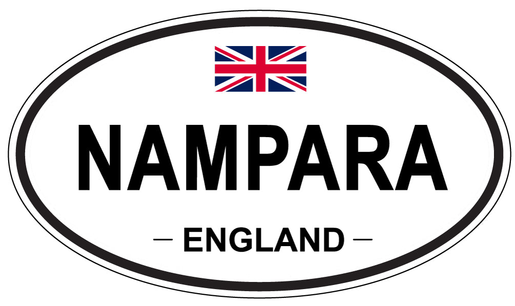 NAMPARA, England - Oval Magnet