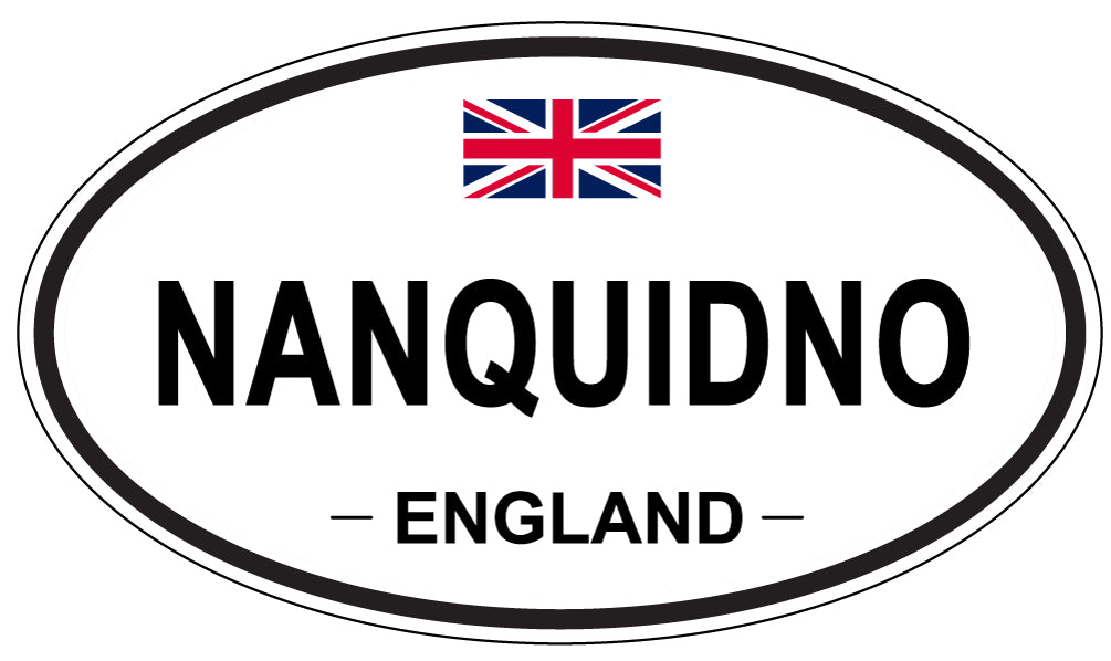 NANQUIDNO, England - Oval Magnet