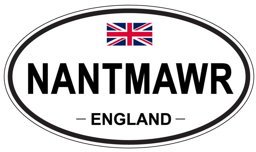NANTMAWR, England - Oval Magnet