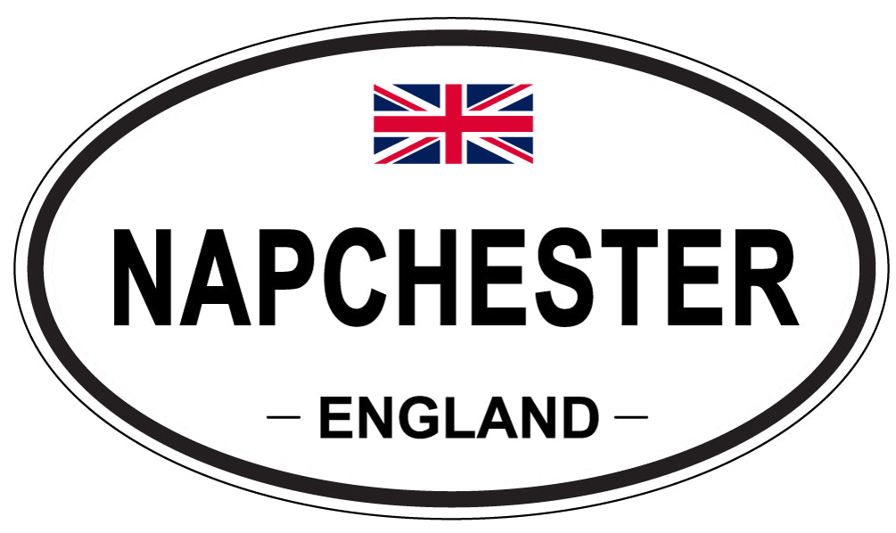 NAPCHESTER, England - Oval Magnet