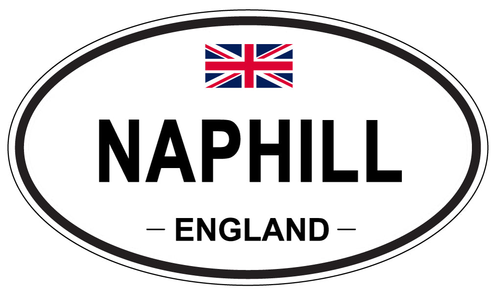 NAPHILL, ENGLAND - Oval Sticker