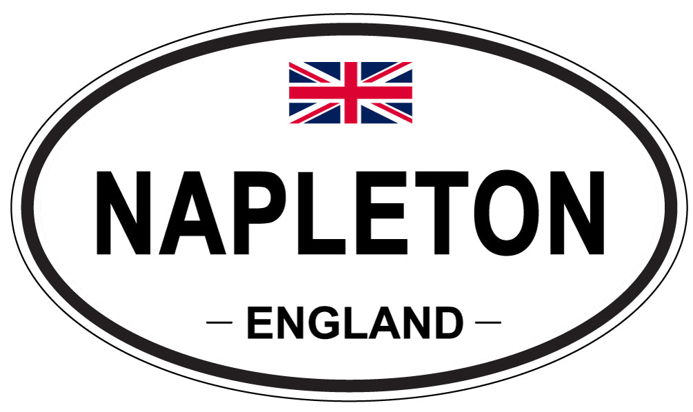 NAPLETON, ENGLAND - Oval Sticker