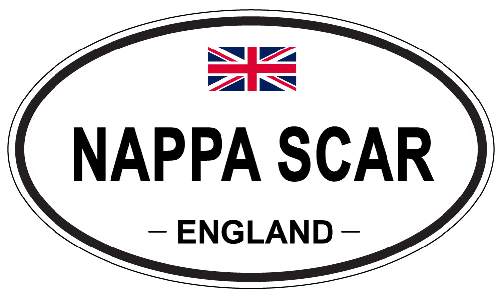 NAPPA SCAR, England - Oval Magnet