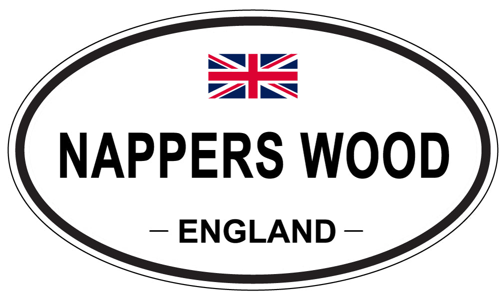 NAPPERS WOOD, England - Oval Magnet