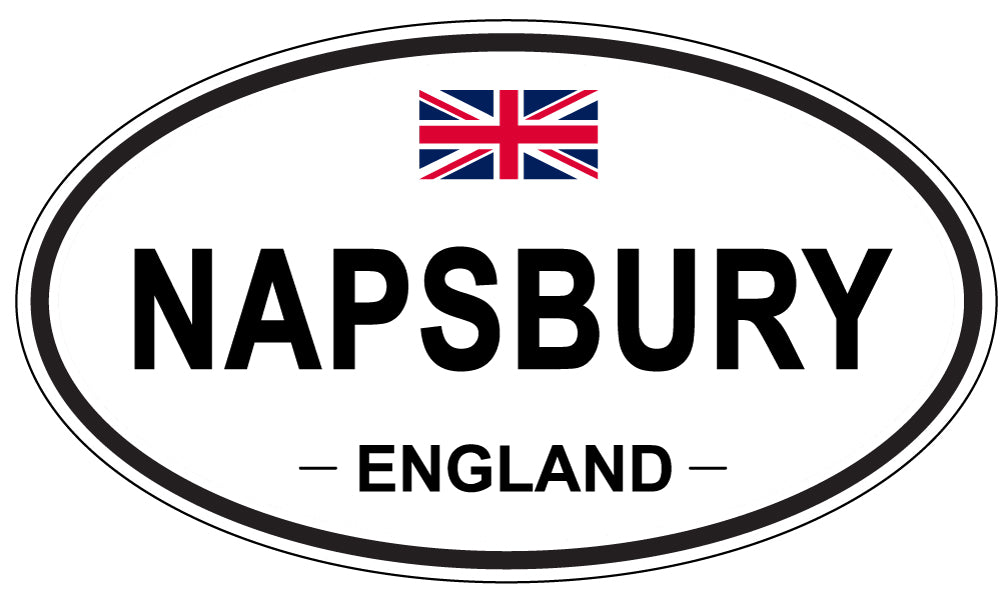 NAPSBURY, England - Oval Magnet
