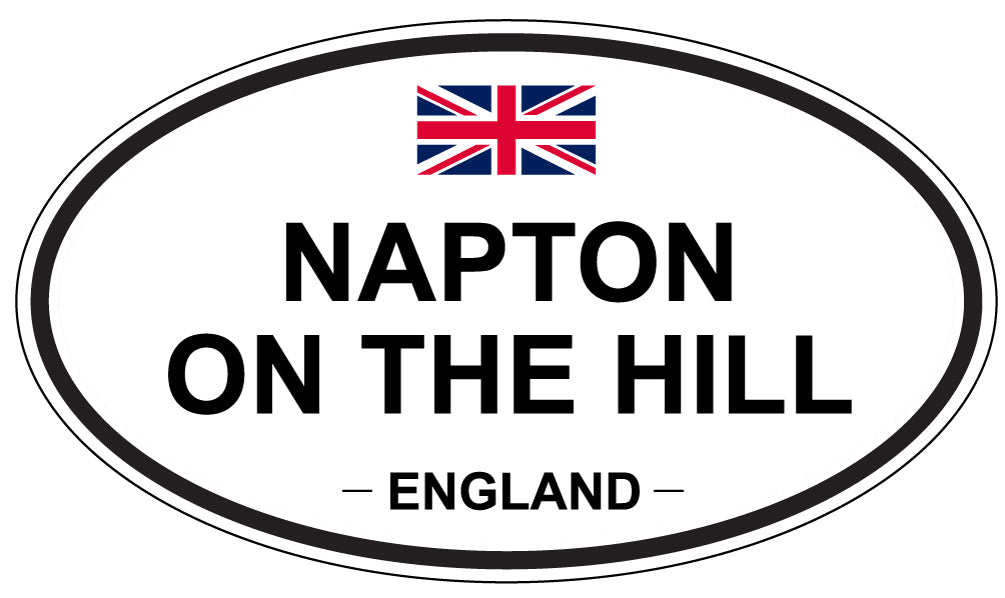 NAPTON ON THE HILL, England - Oval Magnet