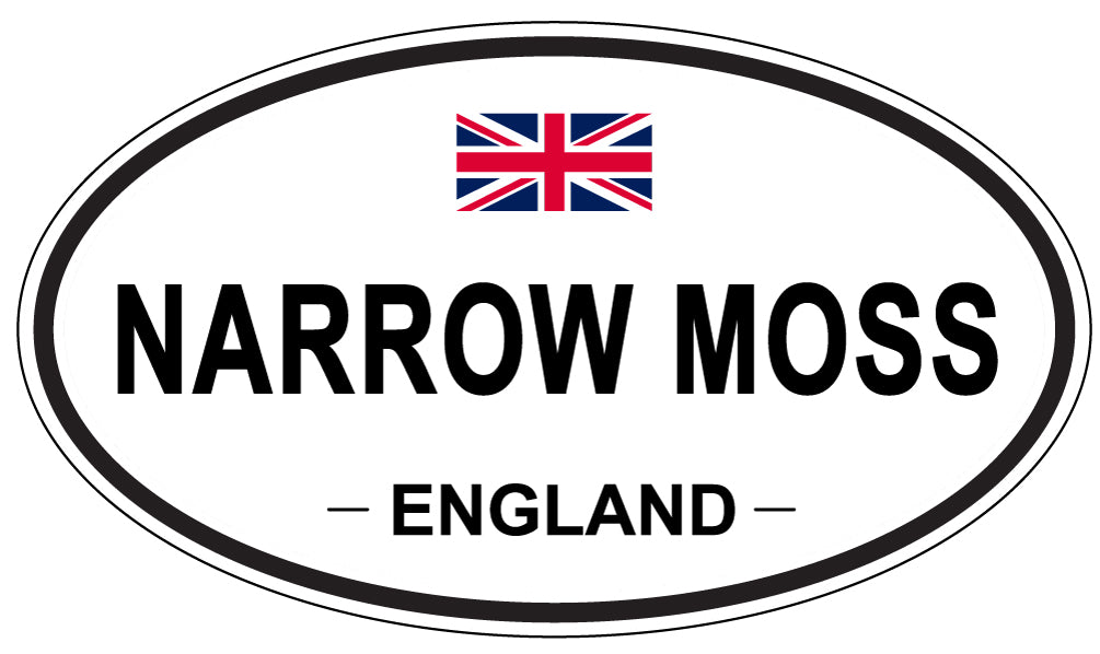 NARROW MOSS, England - Oval Magnet
