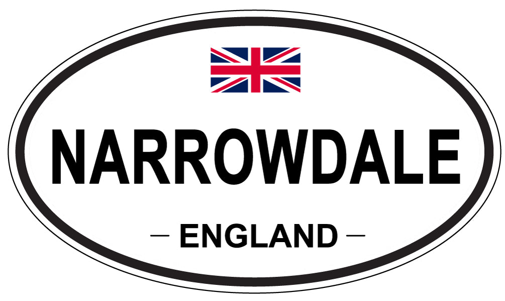 NARROWDALE, ENGLAND - Oval Sticker