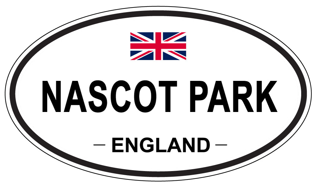 NASCOT PARK, England - Oval Magnet