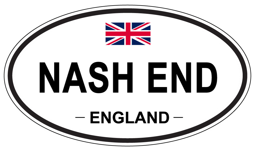 NASH END, England - Oval Magnet