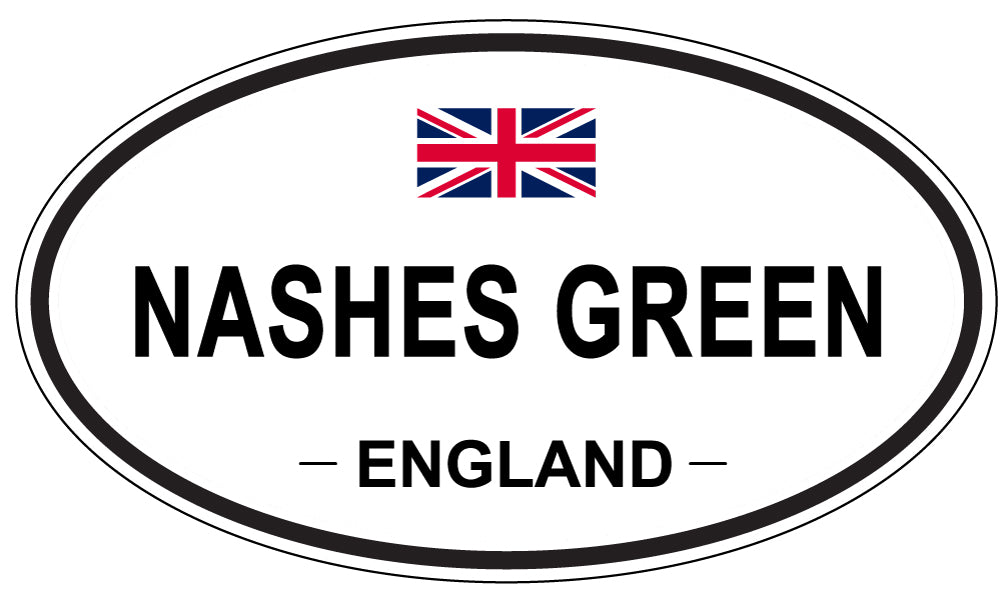 NASHES GREEN, England - Oval Magnet