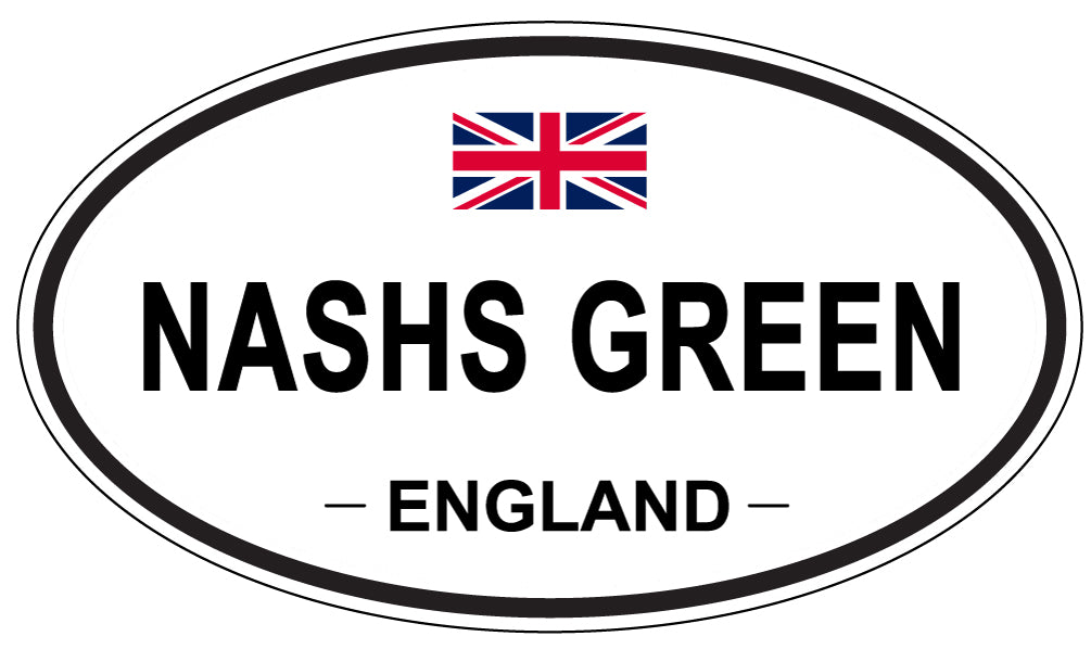 NASHS GREEN, England - Oval Magnet
