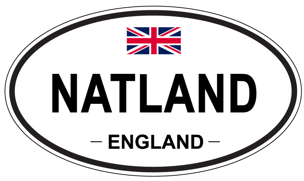 NATLAND, England - Oval Magnet