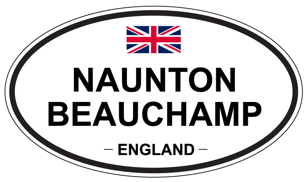 NAUNTON BEAUCHAMP, England - Oval Magnet