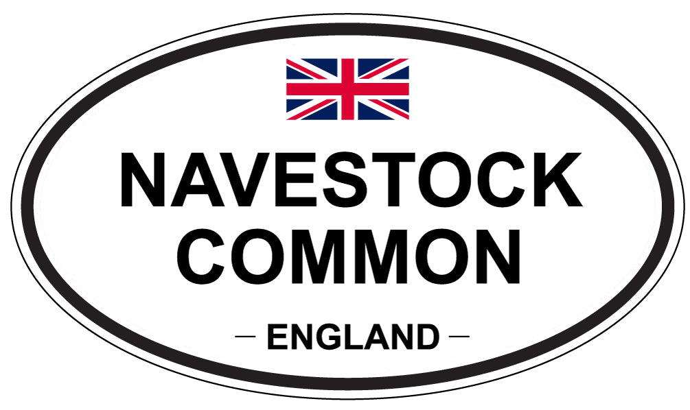 NAVESTOCK COMMON, ENGLAND - Oval Sticker