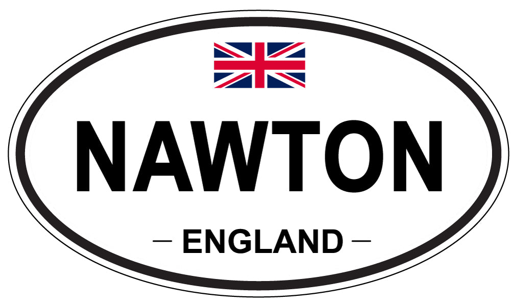 NAWTON, England - Oval Magnet