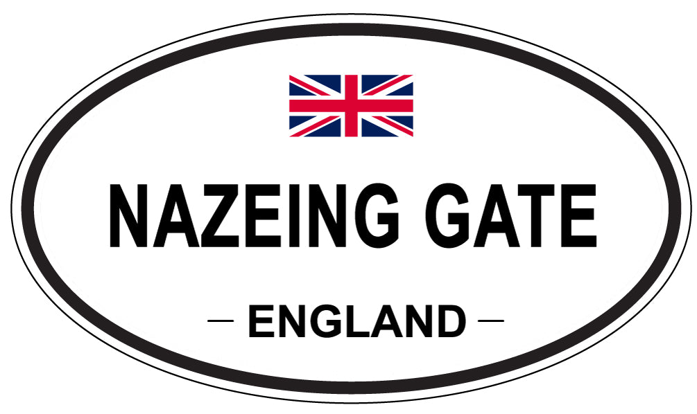NAZEING GATE, England - Oval Magnet