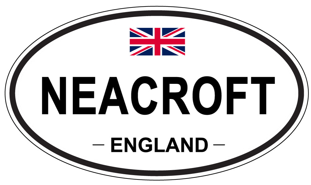 NEACROFT, England - Oval Magnet