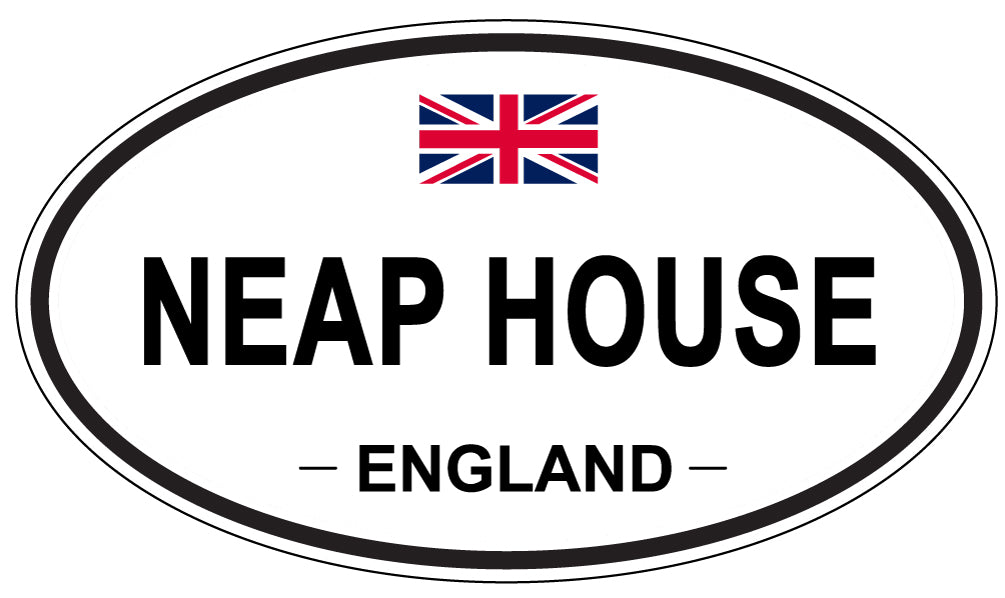 NEAP HOUSE, England - Oval Magnet