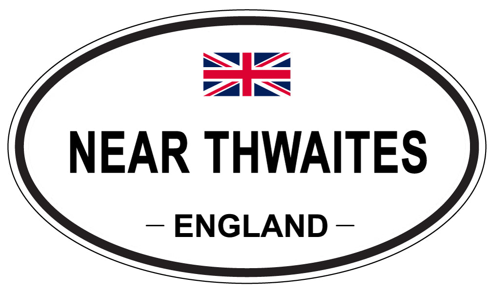 NEAR THWAITES, ENGLAND - Oval Sticker