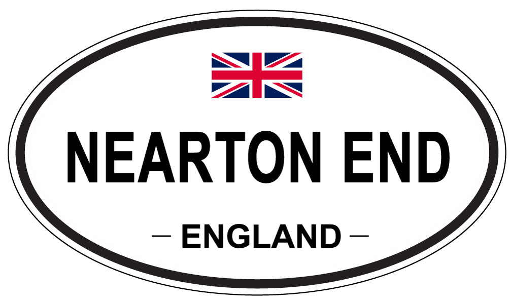 NEARTON END, ENGLAND - Oval Sticker