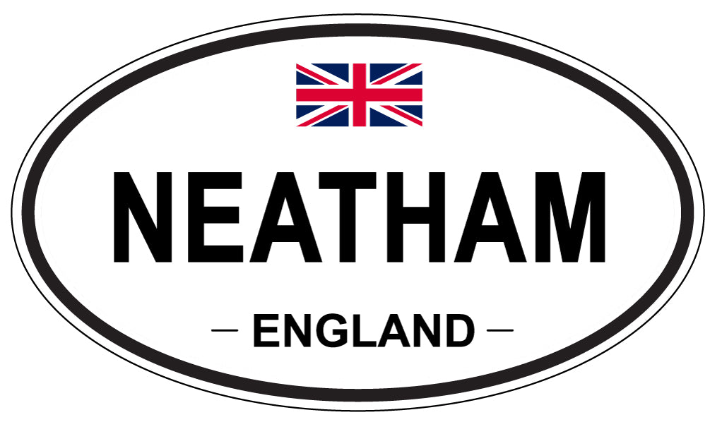 NEATHAM, England - Oval Magnet