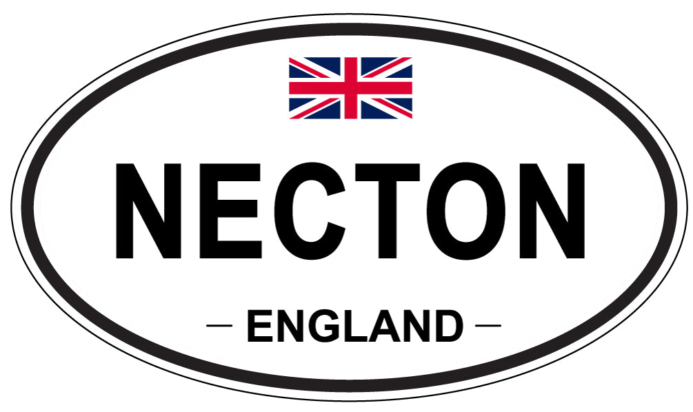 NECTON, ENGLAND - Oval Sticker