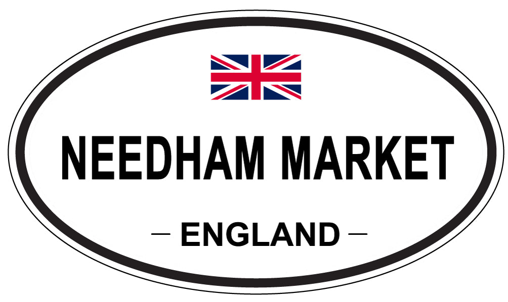 NEEDHAM MARKET, ENGLAND - Oval Sticker
