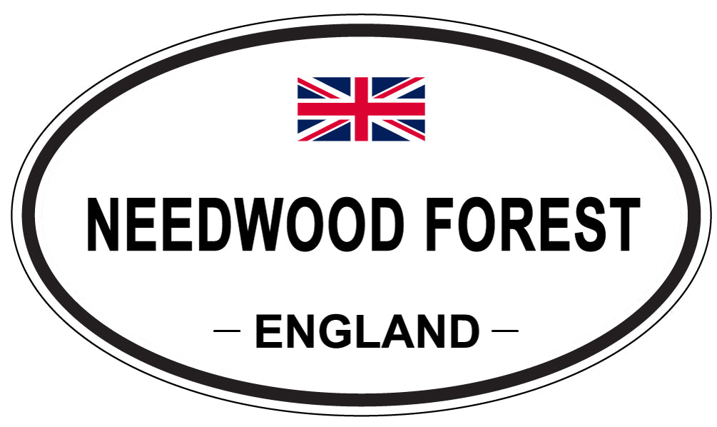 NEEDWOOD FOREST, ENGLAND - Oval Sticker