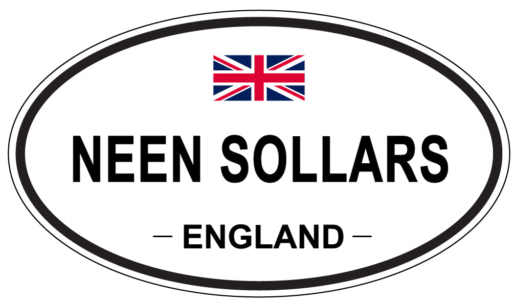 NEEN SOLLARS, ENGLAND - Oval Sticker