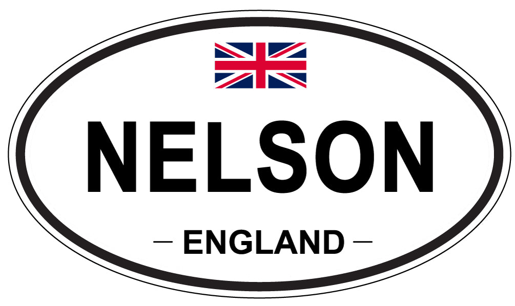 NELSON, England - Oval Magnet