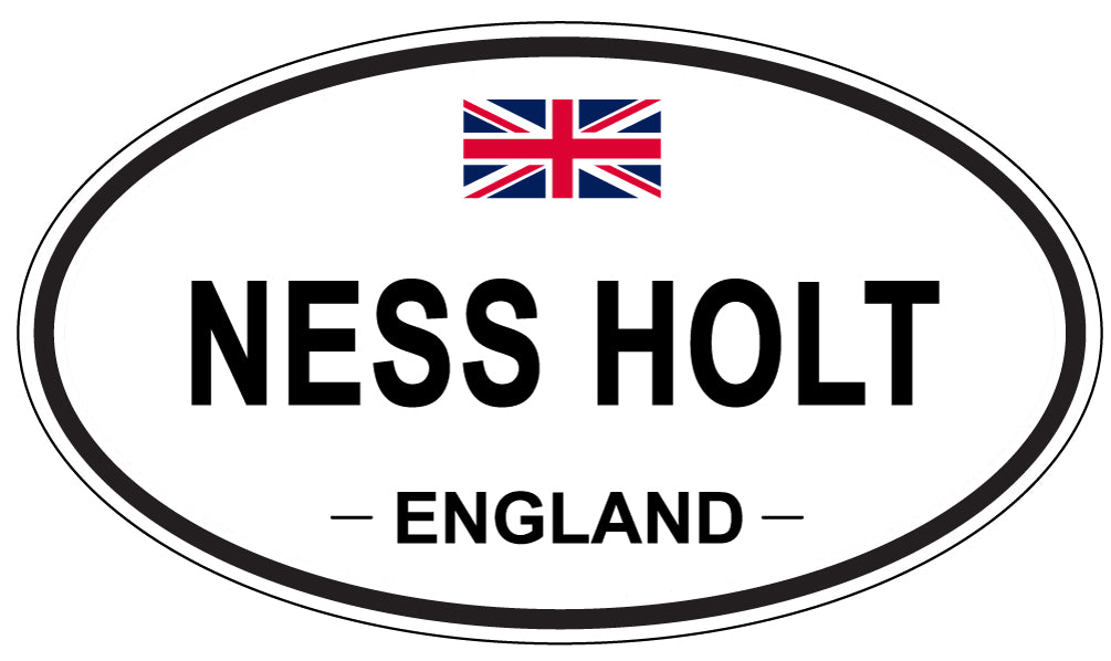 NESS HOLT, England - Oval Magnet