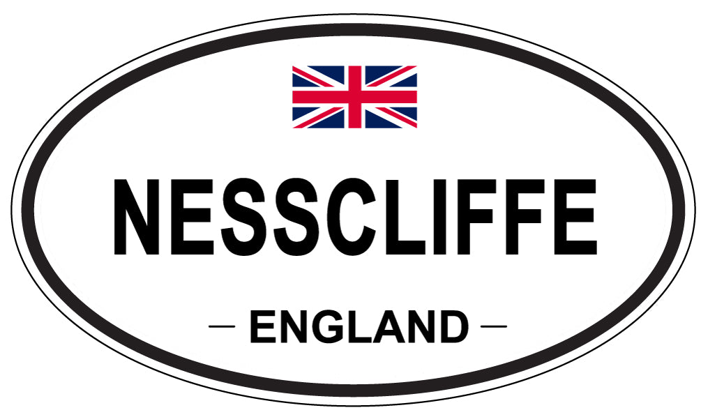 NESSCLIFFE, England - Oval Magnet